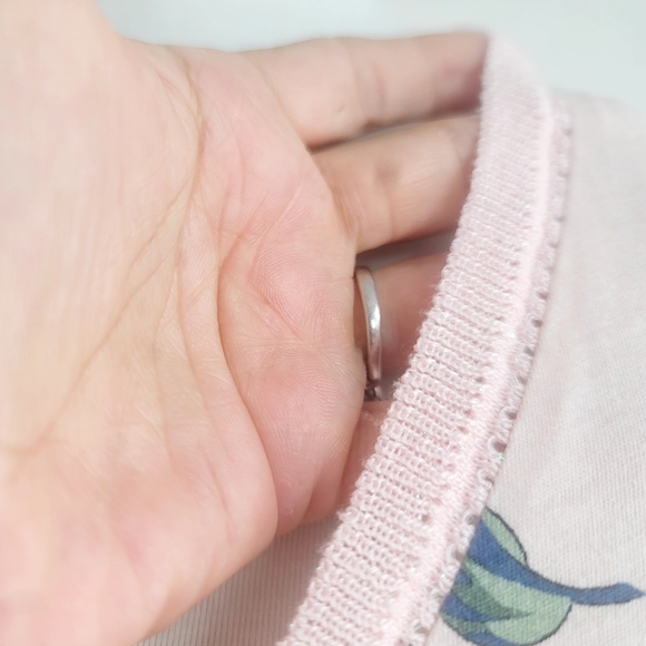 GERARD DAREL VALORA FLORAL-PRINT KNITTED V-NECK SHORT SLEEVE WOMEN'S SIZE MEDIUM - Picture 5 of 16